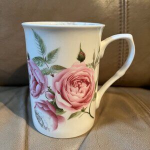 GRACE BONE CHINA COFFEE TEA MUG FLORAL PRINT 10oz